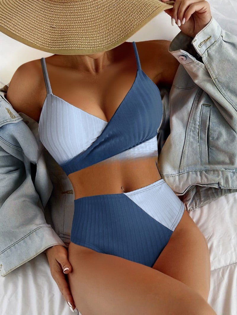 Colorblock Pit Swimsuit