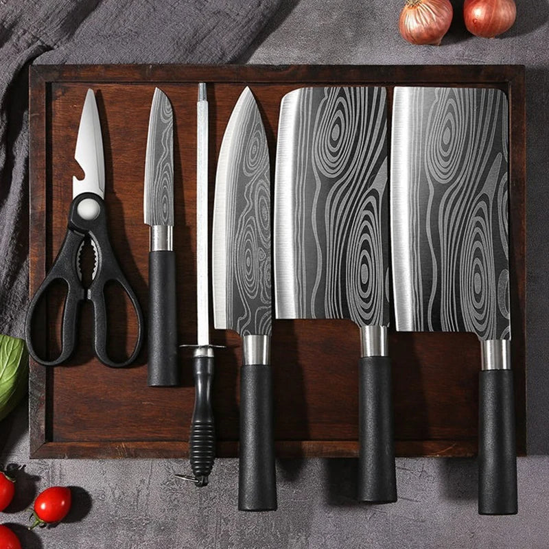 set coltelli da cucina acciaio inox