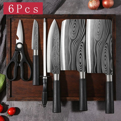 set coltelli da cucina acciaio inox